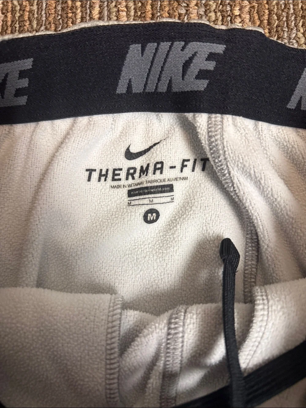 Nike Therma-Fit Warm Heather Gray Sweatpants